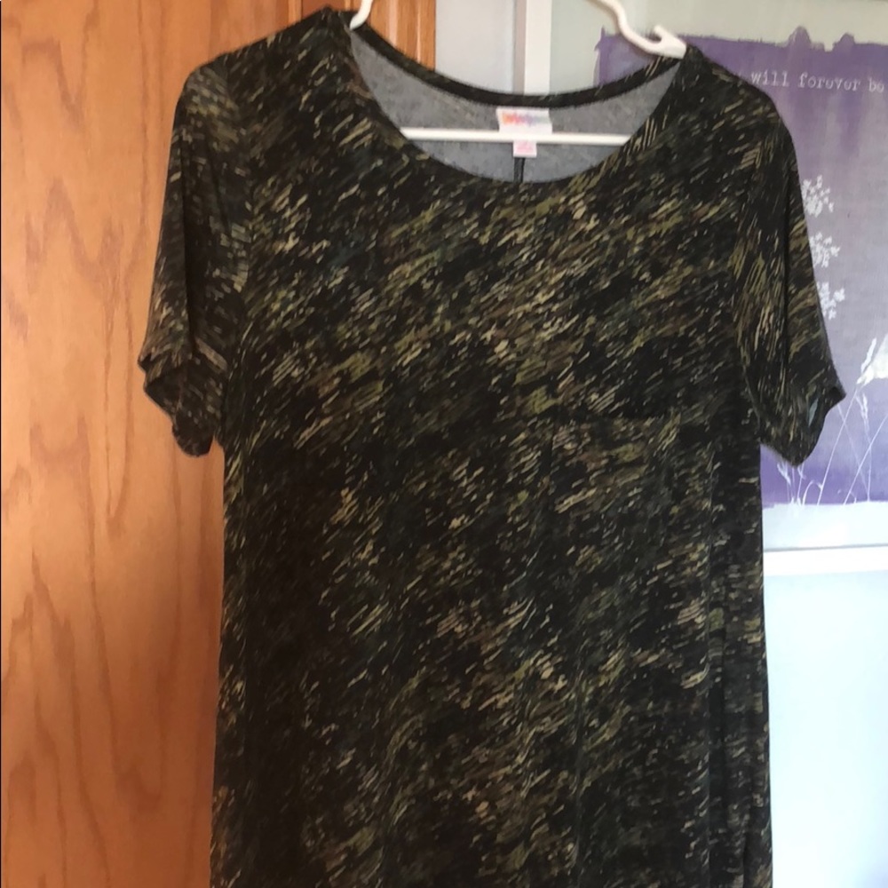 LuLaRoe Carly Camo colors